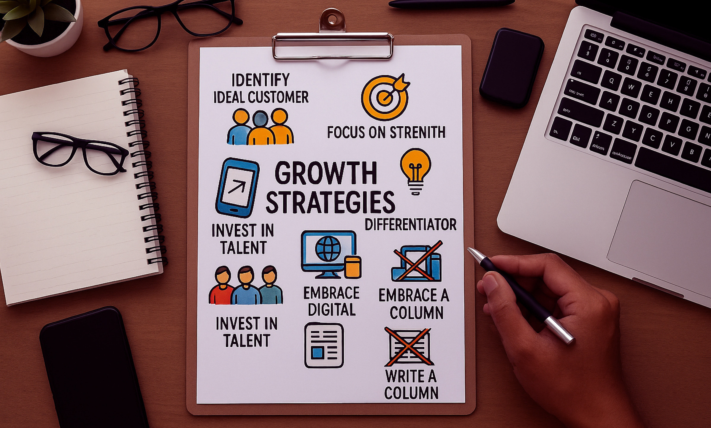 Keeping in mind the diversity of audience that may read this article, I’m going to outline the small business growth strategies for all types of Industries, from Manufacturing to Pharma, Retail, Technology, Finance and Health care; from Online to Offline, from Products to Services.