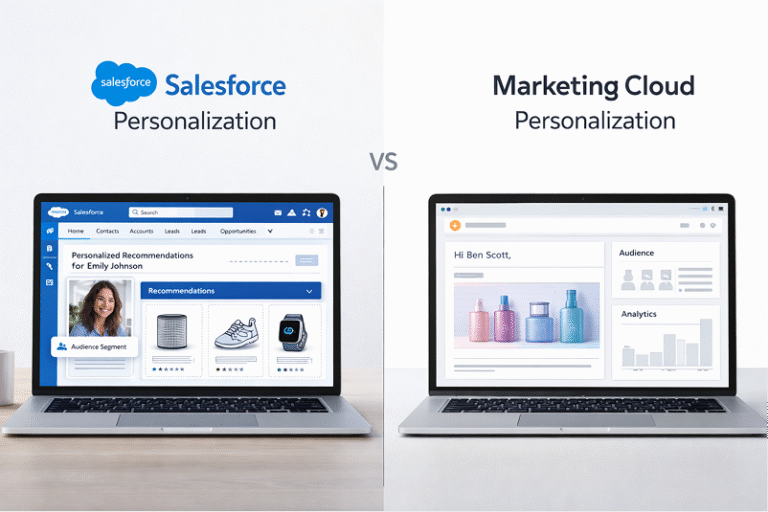 Salesforce Personalization vs. Marketing Cloud Personalization: Key Differences Explained