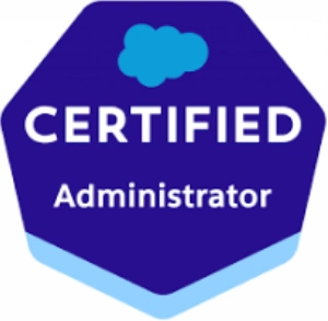 Salesforce Certified Administrator badge