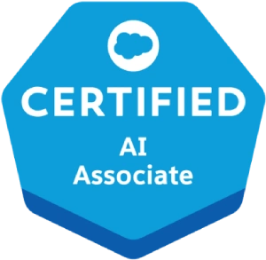 Salesforce Certified AI Associate badge