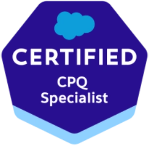 Salesforce Certified CPQ Specialist badge