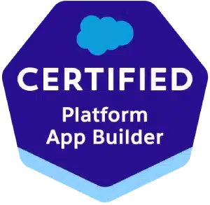 Salesforce Certified Platform App Builder badge