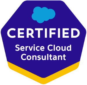 Salesforce Certified Service Cloud Consultant badge